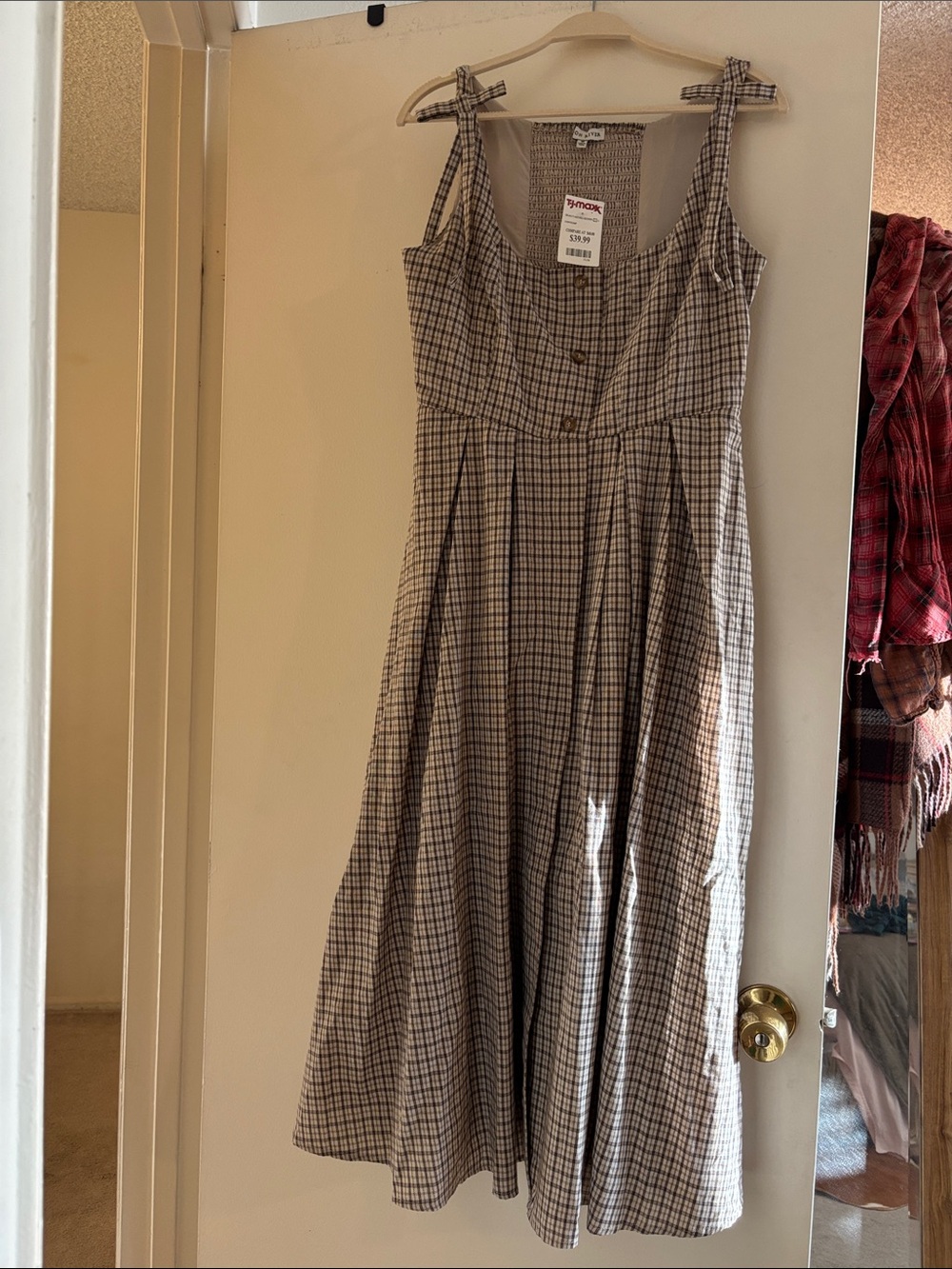 MOON RIVER PLAID DRESS🌲✨